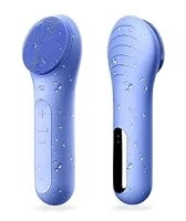 NågraCoola CLIE Facial Cleansing Brush, Waterproof and Rechargeable Face Scrub Brush for Men & Women, Cleansing, Exfoliating and Massaging, Electric Face Scrubber - Blue