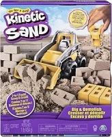 Kinetic Sand, Dig & Demolish Playset with 1lb and Toy Truck, Play Sand Sensory Toys for Kids Ages 3 and up