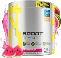 Cellucor C4 Sport Pre Workout Powder Watermelon - Pre Workout Energy with Creatine + 135mg Caffeine and Beta-Alanine Performance Blend - NSF Certified for Sport 30 Servings