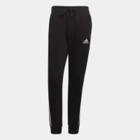 adidas men Essentials French Terry Tapered-Cuff 3-Stripes Pants