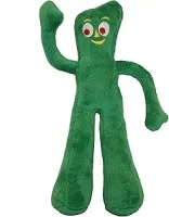 Multipet Gumby Plush Filled Dog Toy, Green, 9 inch (Pack of 1)