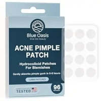 Acne Pimple Patches for Face, Hydrocolloid Patch Acne Spot Treatment, Zit Absorbing Pimple Patch Stickers - Fast Healing Blemish Patches for Face - Zit Patches 96 Count