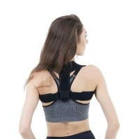 Posture Corrector for Women and Men,Adjustable Upper Back Brace, Breathable Back Support straightener, Providing Pain Relief from Lumbar, Neck, Shoulder, and Clavicle, Back.