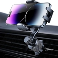 Car Vent Phone Mount, [Never Blocking Vent, Enjoy The Comfort of The A/C] Hands-Free Universal Extension Clip Air Phone Holder Car Fit for All Phones iPhone Samsung More