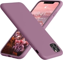 Vooii for iPhone 11 Pro Case, Soft Liquid Silicone Slim Rubber Full Body Protective iPhone 11 Pro Case Cover (with Soft Microfiber Lining) Design for iPhone 11 Pro - Lilac Purple