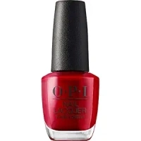 OPI Nail Lacquer, Red Hot Rio, Red Nail Polish, 0.5 fl oz