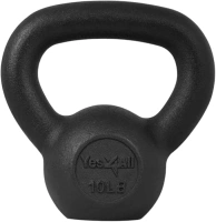 Yes4All Kettlebell Adjustable/Cast Iron/Protective Base Solid Smooth for Strength Training, Home Gym