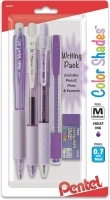 Pentel Color Shades Writing Pack - Pastel Violet (BLBKALZBPV)