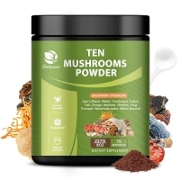 14 in 1 Mushroom Powder for Coffee Cooking, 8 oz Mushroom Supplement with Lions Mane, Chaga, Reishi, Turkey Tail, Cordyceps Mushroom Extract Powder, etc, Mushrooms Blend for Immune Brain Energy