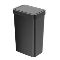 Mainstays 13.2 Gallon Kitchen Trash Can, Plastic Motion Sensor Kitchen Trash Can, Black