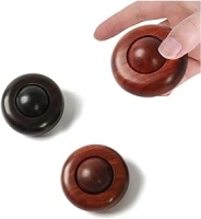 2pcs Wood Sensory Fidget Toys for Adults Anxiety,ADHD Quiet Stress Relief Fidget Toys Desk Roller Gadgets Relieves Stress Office Toys for Adults Men Women Seniors