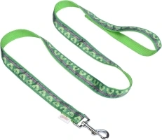 Marvel Comics The Incredible Hulk 4 Foot Dog Leash (48 inch) | Cute Hulk Logo Dog Leash Easily Attaches to Any Dog Collar or Harness | Marvel Comics Green Dog Leash