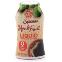 SPLENDA Monk Fruit Liquid Zero Calorie Sweetener Drops, 1.68 Fl Oz