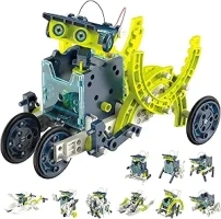 Hot Bee 12-in-1 STEM Solar Robot Kit - STEM Projects for Kids Ages 8-12, Learning Educational Science Kits, DIY Building Toys, Birthday for 8 9 10 11 12 13 Year Old Boys Girls