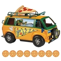 Teenage Mutant Ninja Turtles: Mutant Mayhem Pizza Fire Delivery Van By Playmates Toys