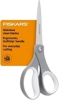 FISKARS All Purpose Scissors - High Performance and Designed for Comfort and Cutting - Sharp to Cut but Soft to Hold. Perfect for Art, Crafts and the Office