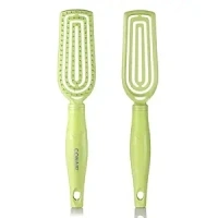 Conair Scalp Care Detangling Brush - Curly Hair Flexi Head Slim Brush with Massager