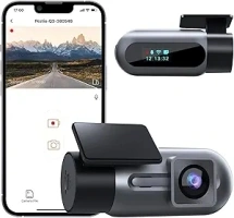 Dash Cam WiFi FHD 1080P Car Camera, Front Dash Camera for Cars, Mini Dashcams for Cars with Night Vision, 24 Hours Parking Mode, WDR, Loop Recording, G-Sensor, APP, Support 128GB Max