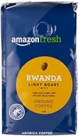 Amazon Fresh Direct Trade Rwanda Ground Coffee, Light Roast, 12 Ounce (Pack of 3)