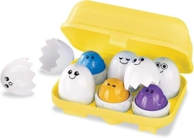 Kidoozie Peek N Peep Eggs - Mentally Stimulating Sorting & Stacking Toy for Ages 1 and Up - A Fun Way to Build Hand-Eye Coordinaton!