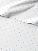 Kids Polka Dots Queen 4 Piece Sheet Set - Boys, Girls, Teens, Toddler - Easy Fit Deep Pockets - Breathable, Hotel Quality Sheets - Machine Washable - Wrinkle Free - Cute, Cozy, Soft - CGK Linens