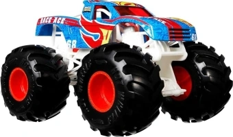 Hot Wheels Monster Trucks Toy Truck, Oversized 1:24 Scale Die-Cast Race Ace for Kids & Collectors