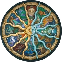 Ingooood-Jigsaw Puzzles for Adults 500 Pieces- Imagination Series- Zodiac Horoscope Puzzle Toys