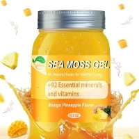 Sea Moss Gel,Irish Sea Moss Raw Organic,Sea Moss Supplement Advanced for Immune & Metabolism Support(Mango Pineapple,18.5OZ)