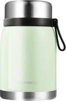 Murmioo Soup Thermos for Hot Food,Insulated Food Jar,Stainless Steel Vacuum Hot Food Lunch Containers,Hot & Cold Lunch Containers For Adults for Office,Outdoor (24oz/700ml) green