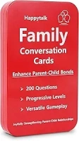 Conversation Cards for Kids - 200 Engaging Questions in Family Conversation Cards to Strengthen Parent-Child Relationships, Perfect Conversation Starters for Meaningful Talks