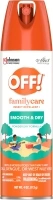 OFF! FamilyCare Insect & Mosquito Repellent Aerosol, Smooth and Dry Formula Bug Spray, Provides Up to 6 Hours of Protection, 4 Oz