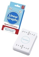 Didax Linear Graphs Algebra Card Game,White