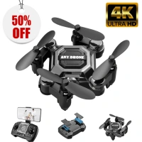 HNH Mini Foldable Drone with 4K HD Camera for Kids and Adults, FPV Foldable RC Quadcopter with 360 Flip,Trajectory Flight