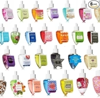 Bath & Body Works - Grab Bag Assorted Bundle of SIX (6) Wallflower Bulbs