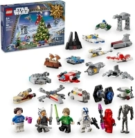 LEGO Star Wars 2024 Advent Calendar for Kids, Holiday Building Set with 18 Collectible Mini Toys and 6 Star Wars Figures, Star Wars Christmas Toy for Boys, Girls or Any Fan Ages 6 and Up, 75395