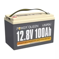 12V 100Ah LiFePO4 Deep Cycle Lithium Battery w/ 100A BMS for Solar RV Off-grid