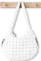 Puffer Tote Bag for Women Large Quilted Tote Bag Quilted Carryall Bag Soft Puffy Crossbody Bag Hobo Handbags Puff Purse