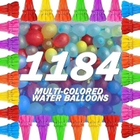 Water Balloons With 1184 balloon Easy Quick Start Splash Party with Kids and Adults Water Bomb TR992