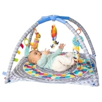 Infantino 4-in-1 Twist & Fold Musical Mobile Activity Gym, 6-12 Months, Blue Boho