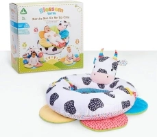 Early Learning Centre Blossom Farm Martha Moo Sit Me Up Cozy, Sensory and Physical Development Infant Toy, Kids Toys for Ages 0+, Amazon Exclusive