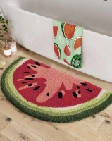 LUMI Cute Bathroom Rugs, Funny Fruit Rug, Soft Plush Fluffy Bath Mat, Absorbent, Non-Slip for Bathroom, Kitchen Sink, Bedroom, Kid