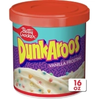 Betty Crocker Dunkaroos Vanilla Frosting with Rainbow Sprinkles, 16 oz