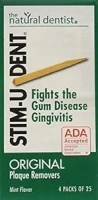 STIM-U-DENT Original Plaque Removers Mint -- 100 Toothpicks