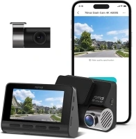 70mai 4K Dash Cam A800S with Sony IMX415, Front and Rear,Built in GPS, Super Night Vision, 3