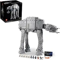 LEGO Star Wars at-at Walker 75313 Buildable Model - Collectible Set for Adults, Ultimate Build and Display Set, 9 Minifigures Including General Veers, Luke Skywalker, Snowtroopers and at-at Drivers