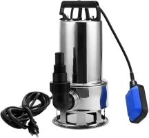 1.5HP Stainless Steel Sump Pump Submersible Water Pump Clean/Dirty Water Pool Pump with Float Switch, 4356 GPH