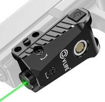 CVLIFE Picatinny Red/Green Laser Sight Magnetic Charging Rechargeable Pistol Laser for 21MM Picatinny Rail Mount, Low Profile Hunting Laser Sight with Ambidextrous Switches