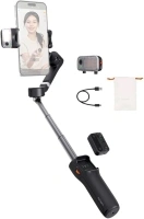 hohem Gimbal Stabilizer for Smartphone iSteady V3,Portable Phone Stabilizers with Al Tracker Detachable Remote Control Built-in Extension Rod/Tripod 3-Axis Stabilization 3-Color Fill Light