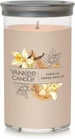 Yankee Candle Vanilla Crème Brûlée Signature Medium Pillar Candle, 14.25oz