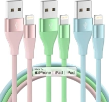 iPhone Charger 3Pack 10 FT Apple MFi Certified Lightning Cable Fast Charging iPhone Charger Cord Compatible with iPhone 14 13 12 11 Pro Max XR XS X 8 7 6 Plus SE iPad and More